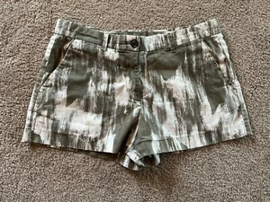 Khakis by GAP Womens Summer Short Size 2 Green/brown And White - Picture 1 of 4