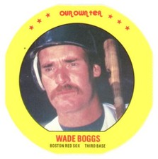 1987 Our Own Tea Discs Wade Boggs Boston Red Sox #13