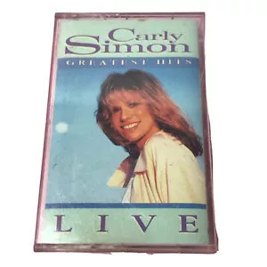 Carly Simon Greatest Hits Live Cassette Tape - Picture 1 of 4
