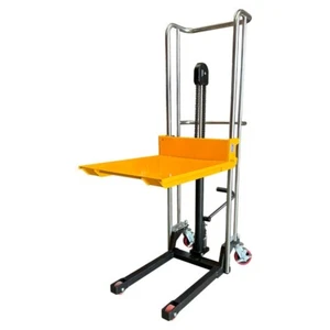 Manual Fork And Platform Stacker 400kg 1500mm Lift Height In Stock Adelaide - Picture 1 of 10