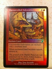 Foil Uncontrolled Infestation - Scourge - Magic: The Gathering