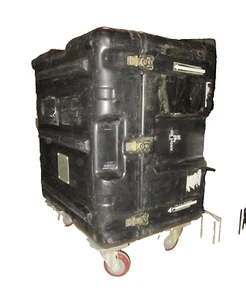 26x25x19 Hardigg Hinged Single Lid w Caster Plates Roto Molded Extreme Duty Case - Picture 1 of 12