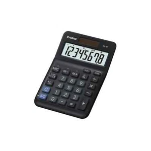 Casio MS-8F 8 Digit Mini Desk Calculator Black MS-8F - Picture 1 of 2