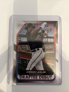 2022 Topps Pro Debut Baseball Jordan Lawlar #DB-2 Draftee Debut Diamondbacks RC