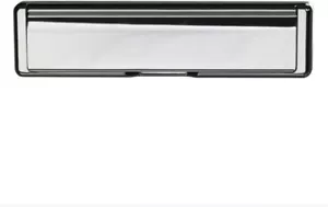 Fab Fix Nu Mail Heavy Duty 12" Inch Sprung Letter Box Plate UPVC Wooden Doors - Picture 1 of 2