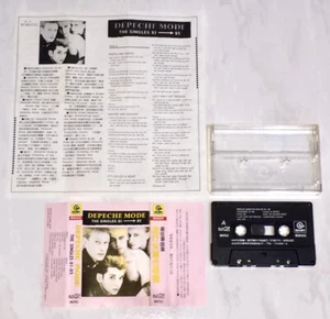 Depeche Mode The Singles 81-85 Taiwan 1st Edition Cassette Tape w/ Promo Insert - Picture 1 of 6