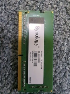 Synology NAS DDR4 ECC Unbuffered SODIMM 2GB RAM (D4ES01-2G) DS723+ and Others - Picture 1 of 2