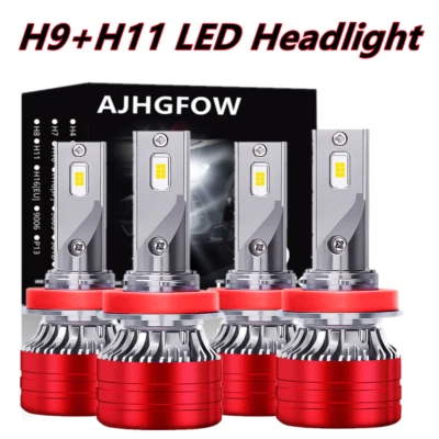 For Ram C/V 2012 2015 4pcs 6000K LED Headlight High Low Beam Bulb Combo Kit - Image 1 of 4