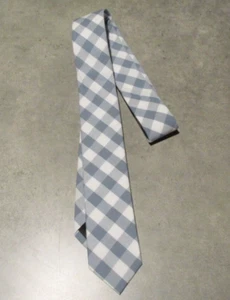 Crewcuts Neck tie Boys 42” Plaid Skinny Buffalo Check Blue - Picture 1 of 2