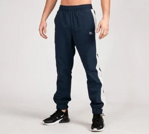 Men's Russell Athletic Weiss Woven Cuff Pant, Tracksuit Bottoms, Dark Blue, Navy - Picture 1 of 4