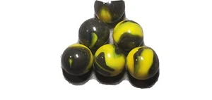 6 OUTSTANDING  JABO SWIRL  MARBLES $3.99 LOT #3MH9 - Picture 1 of 2