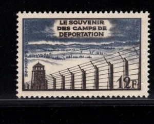 Francia 1955 Segunda Guerra Mundial Liberación Campos de Concentración Torre de Guardia MLH SC 767 - Imagen 1 de 1