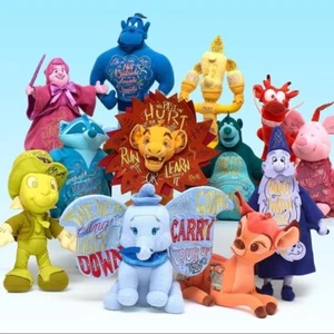 Ltd Ed. Disney Wisdom 2019 Complete 14pc Plush Set + VHTF 18" Dumbo WITH TAGS! - Picture 1 of 5