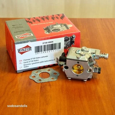WINZOR Vergaser für STIHL 017 018 MS170 MS180 Motorsäge 11301200600 Typ WALBRO WT-325