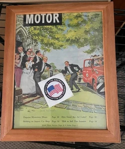 1960 Motor Magazine front cover. Tow Truck Wrecker Holmes Wedding Day - Picture 1 of 1