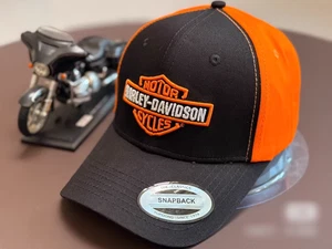 Harley-Davidson Men's Motorcycle Embroidered Curved Brim Baseball Cap Hat New - Picture 1 of 9