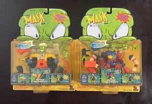 The MASK Animated Series T-mask Robot Man Actionfigur Island 1997 NEU 2er Set - Bild 1 von 14