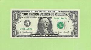 1995* ..UNCIRC $1 E 0791 5690 * .... 1995 $1 E-* BANCONOTA STELLA FRN - Foto 1 di 2