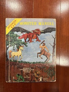 Advanced Dungeons and Dragons Monster Manual 1979 1st Print - 4th Edition Alpha. - Picture 1 of 5