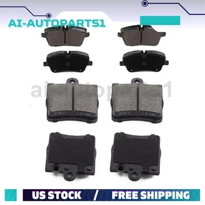 For 2003 2004 2005 Mercedes-Benz C240 Pair Front + Rear Ceramic Brake Pads - Image 1 of 4