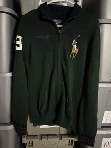 Vintage Ralph Lauren Polo Kids Sweater Size L 1st Division Regiment - Picture 1 of 4