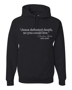 Charlie Jesus Quote Shirt, Religious Pride Unisex Hoodie Sweatshirt - Picture 1 of 27