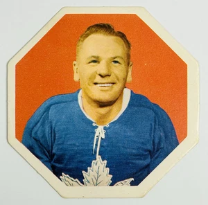 Tarjeta York Peanut Butter 1963-64 York White Backs Johnny Bower #2 - Imagen 1 de 2