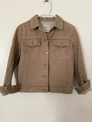 Jaqueta jeans Helmut Lang - marrom desbotada tamanho 42 feita na Itália - Imagem 1 de 4