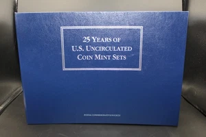 U.S. Postal Commemorative Society 25 Years Uncirculated Coin Mint Set Incomplete - Picture 1 of 24