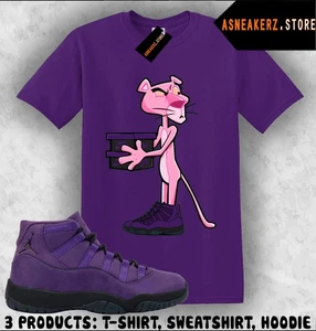 Shirt To Match AJ 11 Mojave Las Vegas Sneaker Matching Tee Pink Panther T-Shirt - Bild 1 von 2