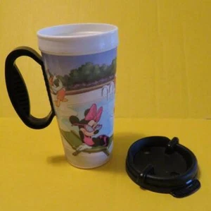 WDW Disney Nachfüllpack Kunststoff Resort TASSE schwarz DECKEL Pool Soda Mickey Minnie Getränk - Bild 1 von 10