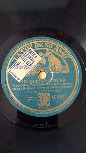 JAZZ 78 rpm RECORD VsA ORQUESTA JACK HYLTON Film ROBERTA No quiero bailar /... - Picture 1 of 2