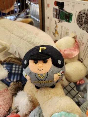 Ty Beanie Ballz, MLB Pittsburgh Pirates 5" Plush Stuffed Baseball, Excellent Con Cover