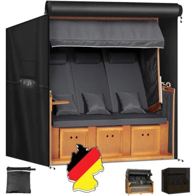 Strandkorb Schutzhülle Winterfest 420D Strandkorbhülle XXL Abdeckhaube Abdeckung - Bild 1 von 4