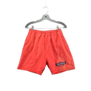 Youth Girls Capezio Athletic Shorts Size M Red 100% Cotton Logo - Picture 1 of 11