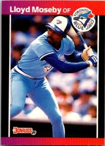 Lloyd Moseby Toronto Blue Jays 1989 Donruss Baseball Card Number 231 - Picture 1 of 2