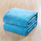 Super Soft Warm Solid Towel Micro Plush Fleece Blanket Throw Rug Sofa Bedding Aa
