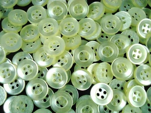 Camisa Botones 13mm Amarillo 45 piezas Costura 4 Agujeros Artesanía Confección - Imagen 1 de 2
