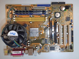 ASUS P5VDC-X LGA-775 DDR/DDR2 AGP/PCI-E Hybrid VIA PT880 Ultra CPU +1GB - Bild 1 von 6
