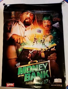 HUGE New WWE 2011 Money In The Bank PPV Promo Poster  27" x 39" - Picture 1 of 1