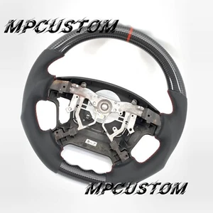 Fit For Toyota Tundra Sequoia Hiace Cruiser 2007-19 Carbon Fiber Steering Wheel  - Picture 1 of 8