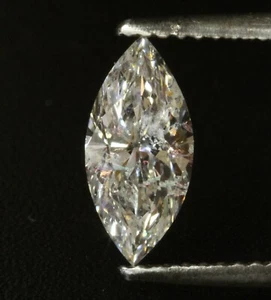 Natural Clarity Enhanced fancy cut marquise loose diamond 1.09ct carat SI2-3 H - Bild 1 von 5