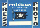 die Prinzen - Konzert-Pass Tour 1994 Alles Nur Geklaut Press/Photo blau s.Bild