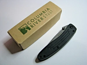 CRKT Knife APACHE II 7022 Liner Lock Black Pocket Clip ATS 34 Steel - Picture 1 of 14