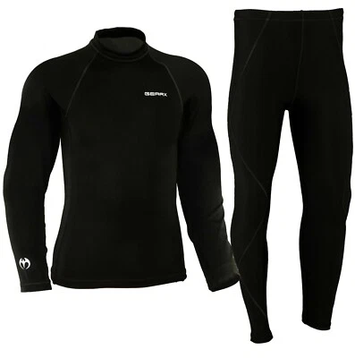 Thermal Motorcycle Base Layer Motorbike Under Suit Sports Shirt Trousers - Image 1 of 4