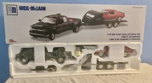 Weil McLain ERTL Chevy Silverado 3500 & 1969 Z/28 Camaro & Trailer RC2 BNIB NOS - Picture 1 of 17