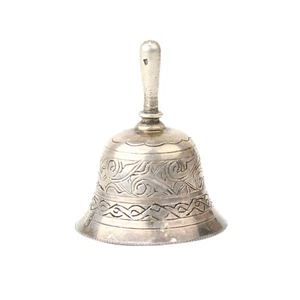 Campana de cena vintage de plata 900 hecha en Egipto - Imagen 1 de 5