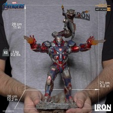 Avengers 4: Endgame - War Machine & Rocket 1:10 Scale Statue-IRO99707-IRON ST...