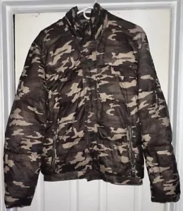 Marc New York By Andrew Marc Mens Camo Full Zip Puffer Jacket Size Medium - Picture 1 of 5