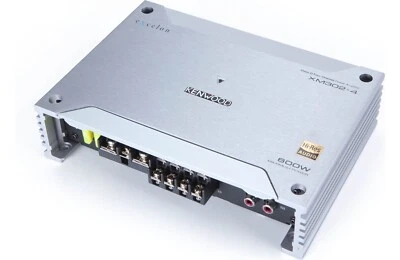 KENWOOD XM302-4 eXcelon 4-Channel Marine Grade Amplifier for Boats, Cars, UTVs - Image 1 of 4